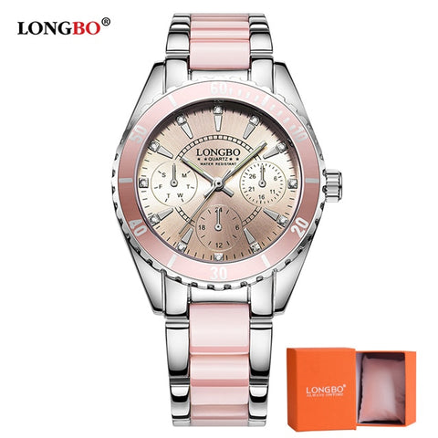 White Pink Watches for Women