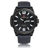 Black Sports Watches for Men -Naviforce-