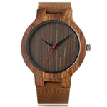 Black Wooden Casual Watches for Men