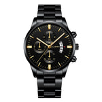 Black Yellow Sports Watches for Men