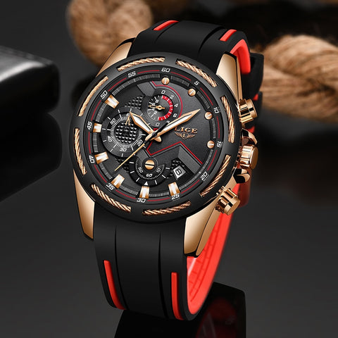 Luxury Black Sports Watches for Men